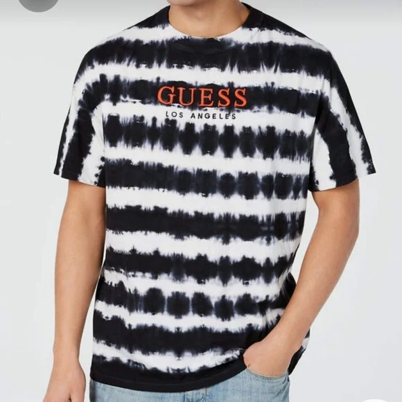Mens Tshirts Guess Tie Dye Shirt Womens Guess Shirts Guess Tie Dye